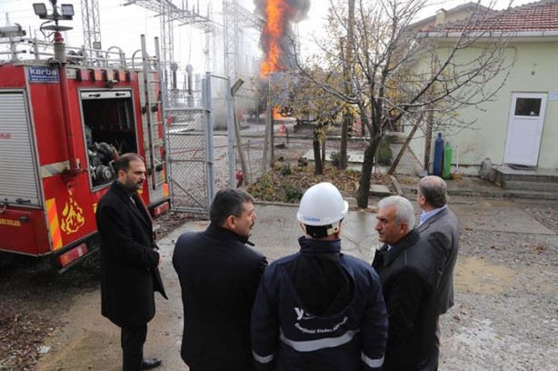 Foto - Trafo patlaması nedeniyle fabrikalarda üretim durdu
