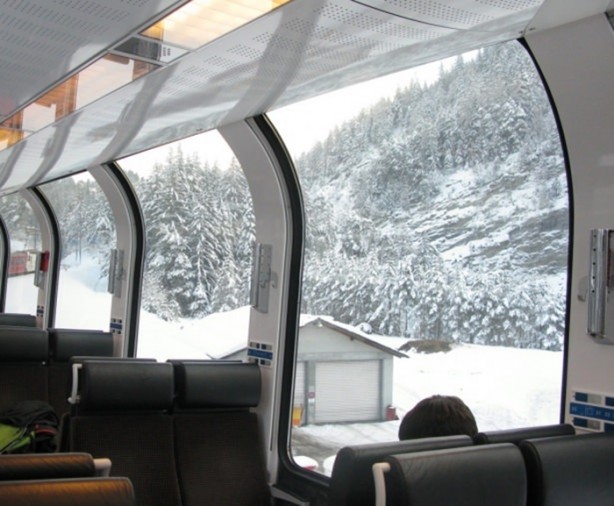 Foto - Tren yolunda muhteşem manzara