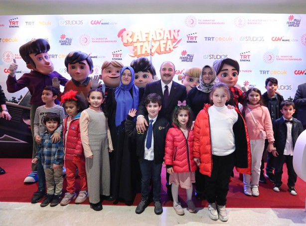 Foto - TRT ortak yapımı "Rafadan Tayfa: Galaktik Tayfa" filminin galası yapıldı