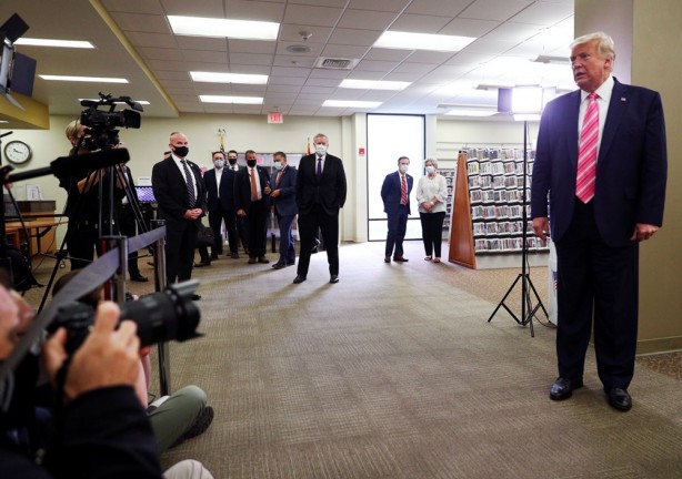 Foto - Trump kime oy kullandığını açıkladı! Gazetecileri yine ters köşe yaptı