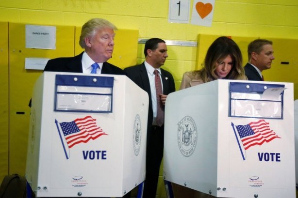 Trump kime oy kullandığını açıkladı! Gazetecileri yine ters köşe yaptı