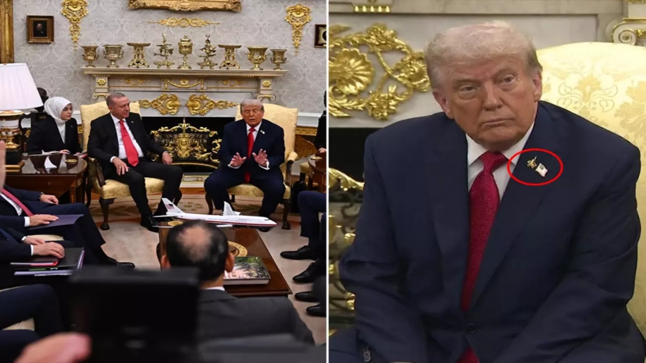 Trump’ın Erdoğan’la görüşmesinde taktığı rozet olay olmuştu! Ve THY’den tüm dünyayı sallayacak duyuru geldi