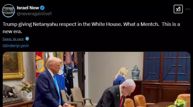Foto - Trump'ın Netanyahu'nun sandalyesini çektiği görüntülere tepkiler çığ gibi!