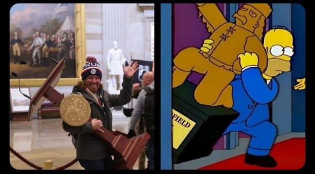 Foto - Trump'ın Twitter hesabı askıya alındı! Simpsonlar'ın bu sahnesi de çıktı!