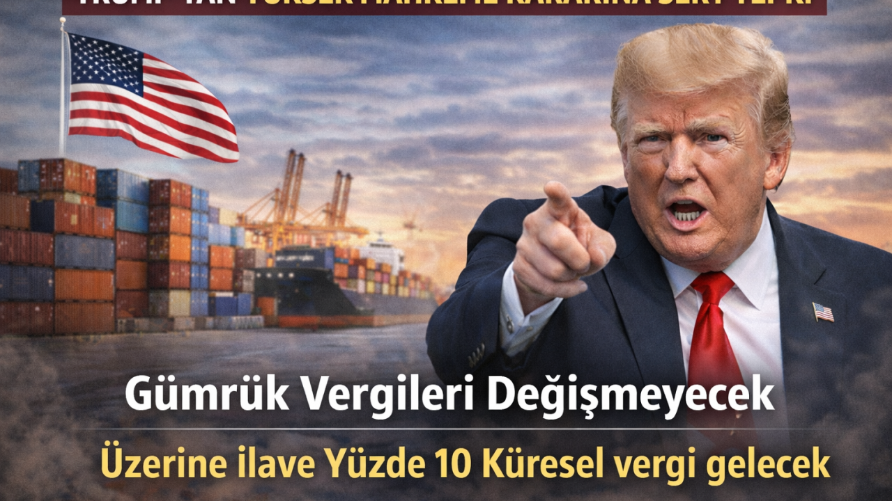 Trump’tan Yüksek Mahkeme’ye Rest: Küresel Ticarette Yüzde 10 Ek Vergi Dönemi Başlıyor