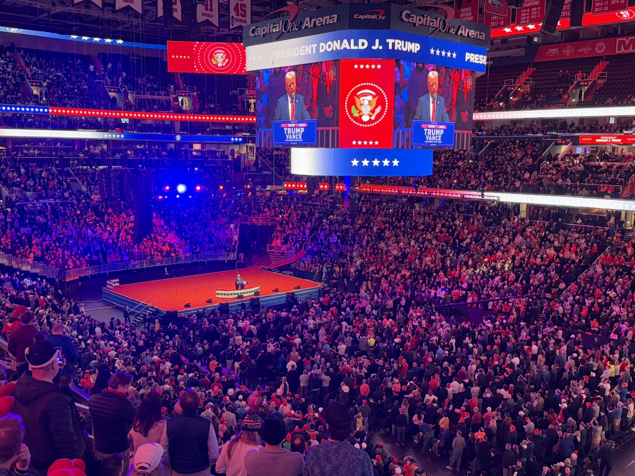 Foto - Trump'tan zafer mitinginde gövde gösterisi