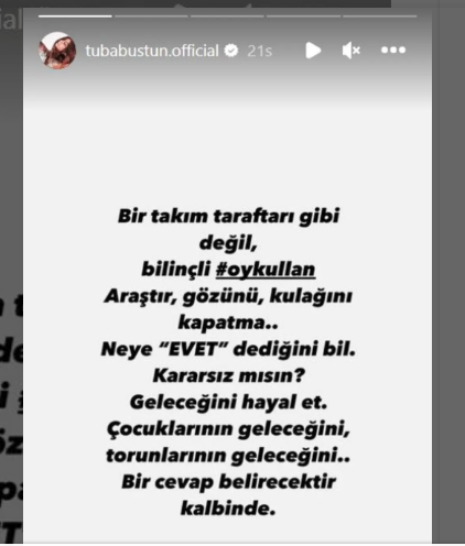 Foto - Tuba Büyüküstün seçimlerde hangi isme oy vereceğini duyurdu