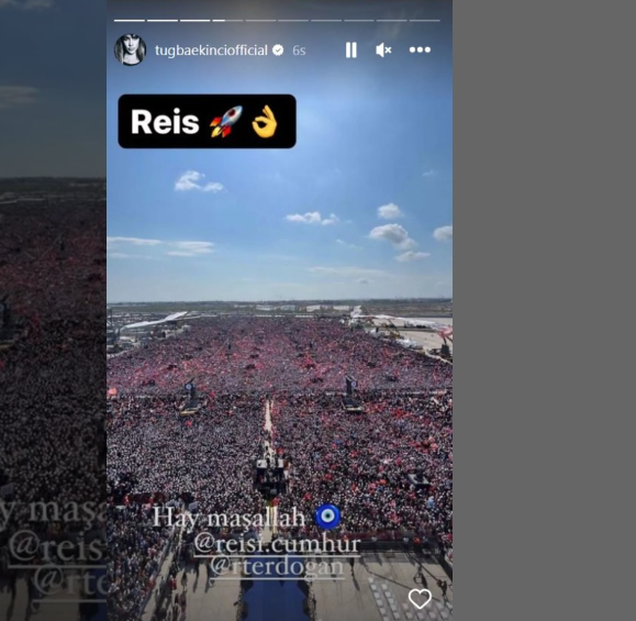 Foto - Tuğba Ekinci'den Erdoğan paylaşımı! 'AK Parti'ye hiç oy vermedim ama' diyerek söze başladı, sonrası bomba