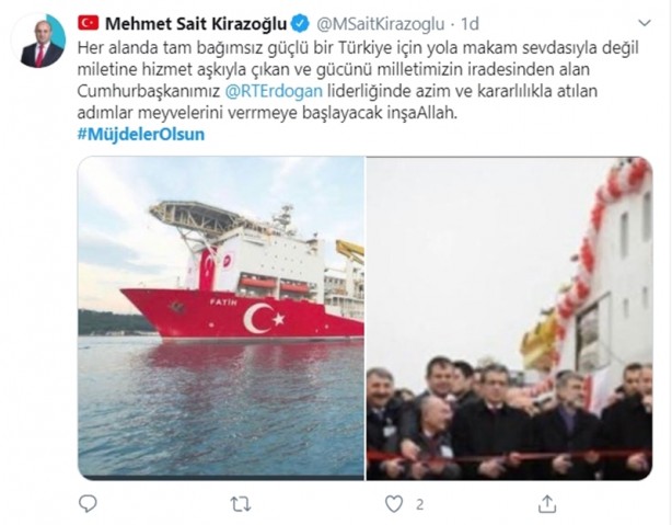 Foto - Tüm dünya 15:00’a odaklandı! İşte siyasilerin #müjdelerolsun paylaşımları