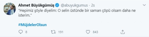 Foto - Tüm dünya 15:00’a odaklandı! İşte siyasilerin #müjdelerolsun paylaşımları