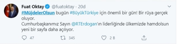 Foto - Tüm dünya 15:00’a odaklandı! İşte siyasilerin #müjdelerolsun paylaşımları