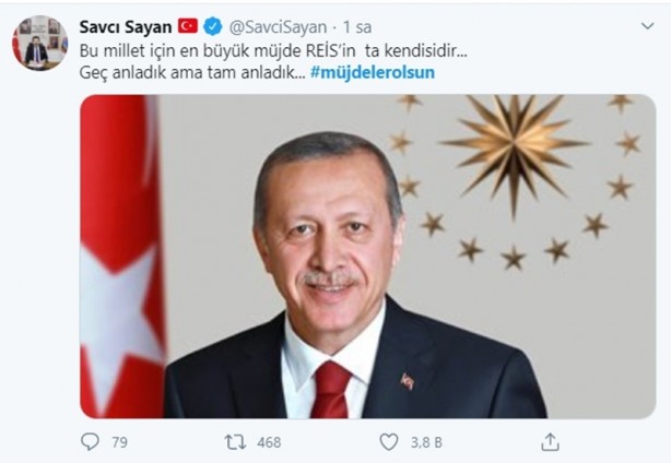 Foto - Tüm dünya 15:00’a odaklandı! İşte siyasilerin #müjdelerolsun paylaşımları