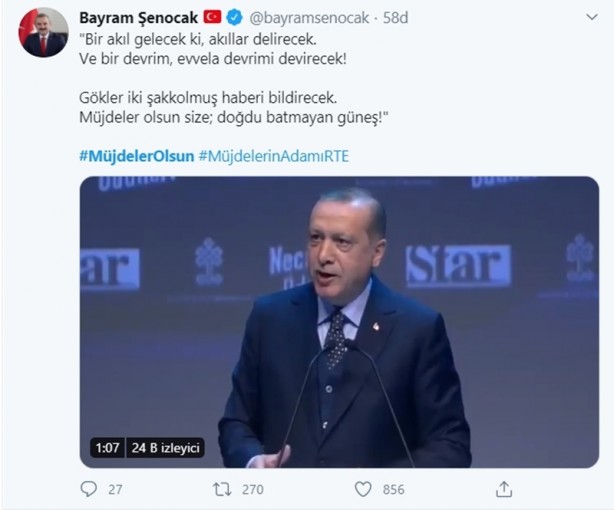 Foto - Tüm dünya 15:00’a odaklandı! İşte siyasilerin #müjdelerolsun paylaşımları