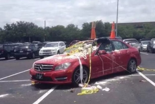 Foto - Tüm dünyadan çarpıcı kareler! Arabayı yanlış park etmenin bedeli