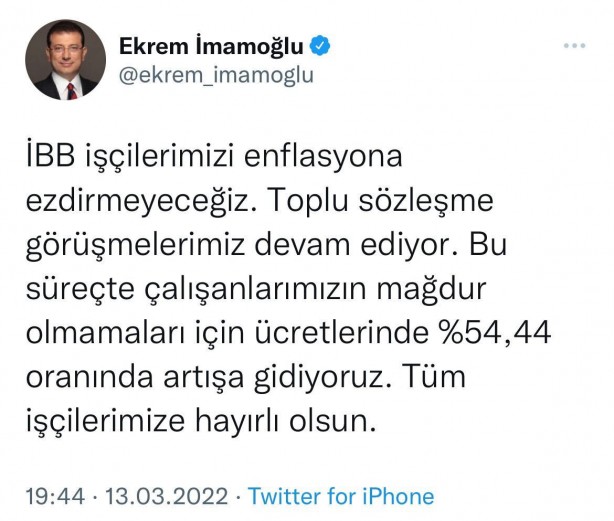 Foto - "Tüm işçilere yüzde 54 zam yapacağım" demişti... İmamoğlu'nun maaş oyunu ortaya çıktı