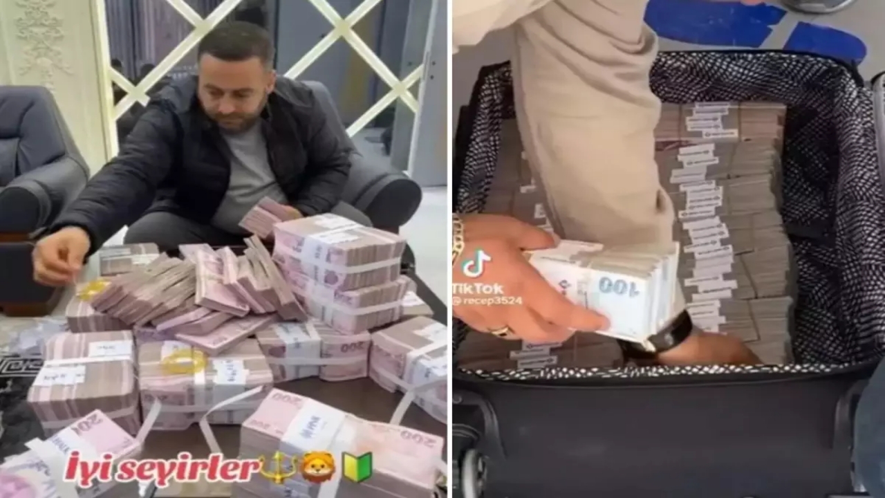 Tüm Türkiye bu rezilliği konuşuyor! Meğer aile boyu hepsi işin içindeymiş! Balya balya paraları TikTok’ta paylaştılar