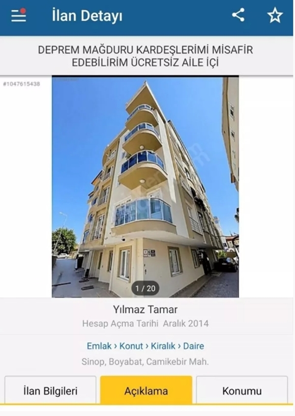 Foto - Tüm Türkiye tek yürek oldu! Depremzedeler için ücretsiz kiralık evler