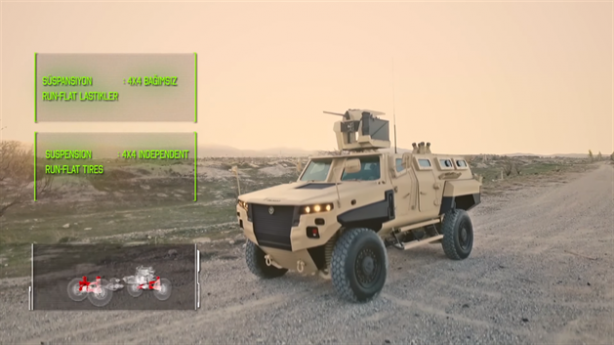 Foto - Türkiye'nin tamamen yerli üretim zırhlı aracı: TÜMOSAN PUSAT