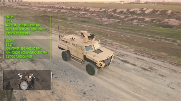 Foto - Türkiye'nin tamamen yerli üretim zırhlı aracı: TÜMOSAN PUSAT