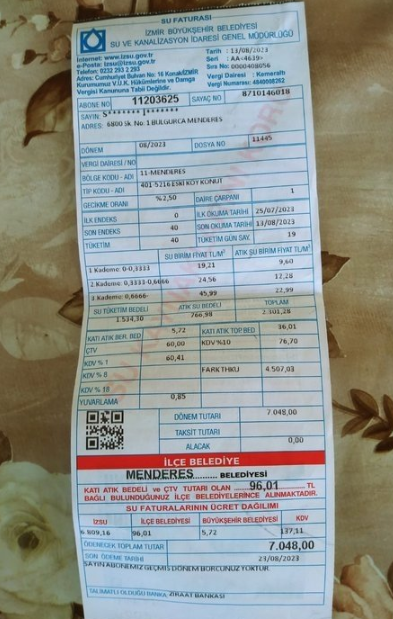 Foto - Tunç Soyer İzmirlileri canından bezdirdi! CHP’li belediyeden, ev kirası gibi su faturası