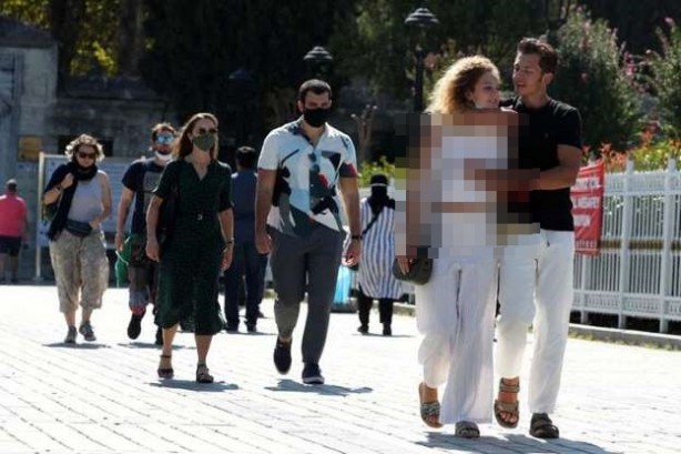 Foto - Turistlerden Sultanahmet'te pes dedirten görüntüler?