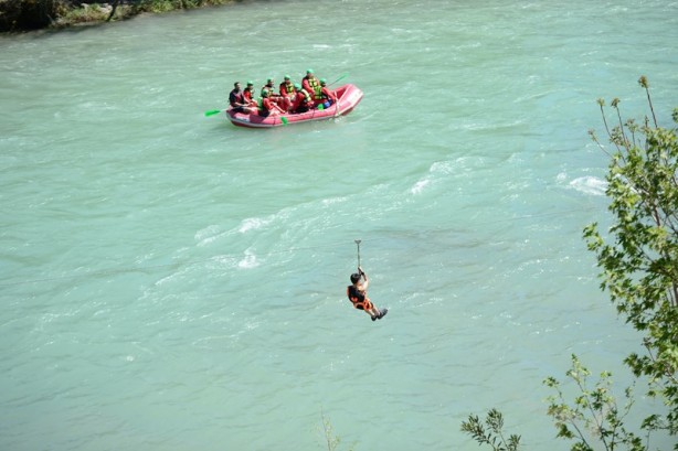 Foto - Turizmin başkentinde rafting heyecanı