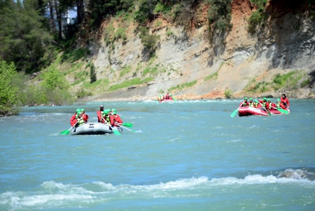 Foto - Turizmin başkentinde rafting heyecanı