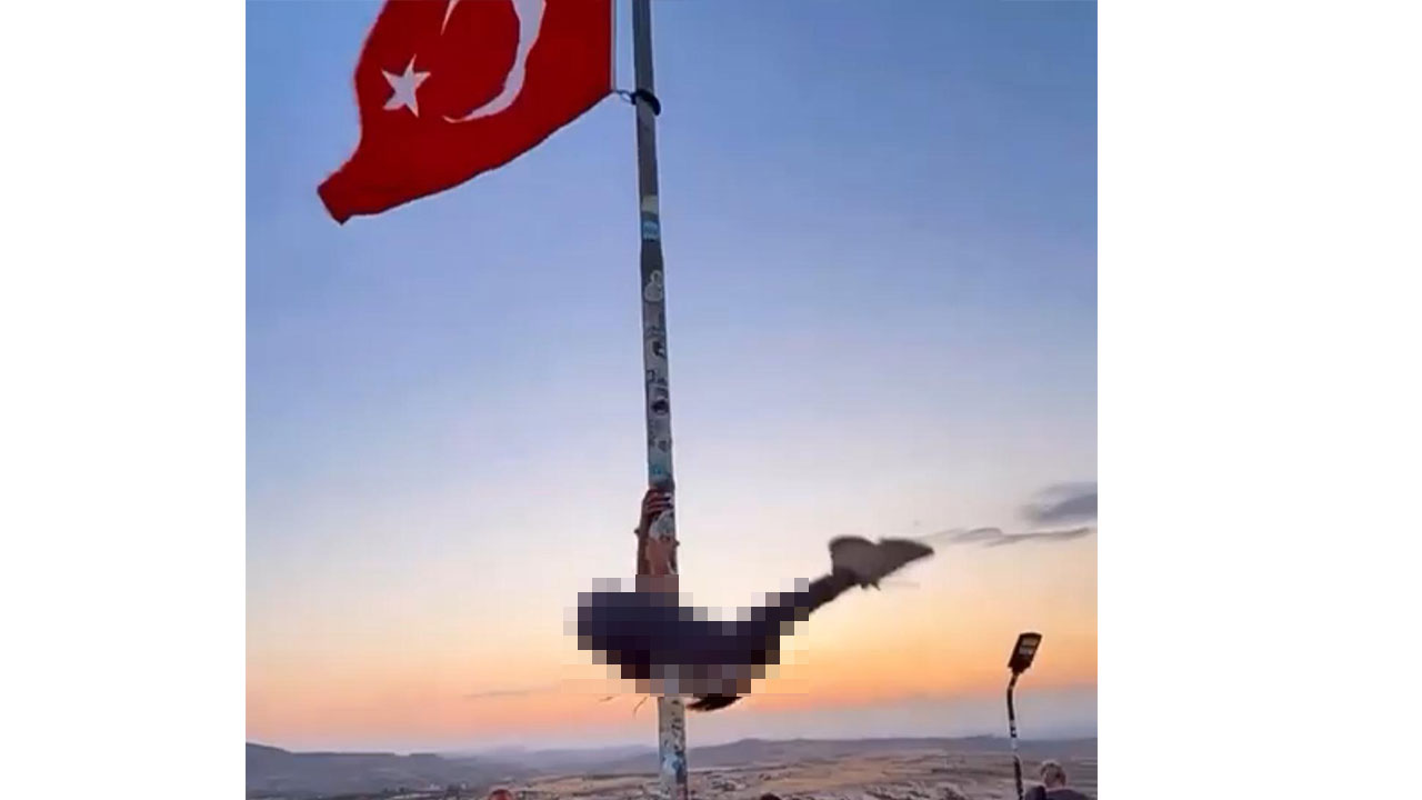 Foto - Türk bayrağını ahlaksızlığına alet etmişti! Valilik harekete geçti