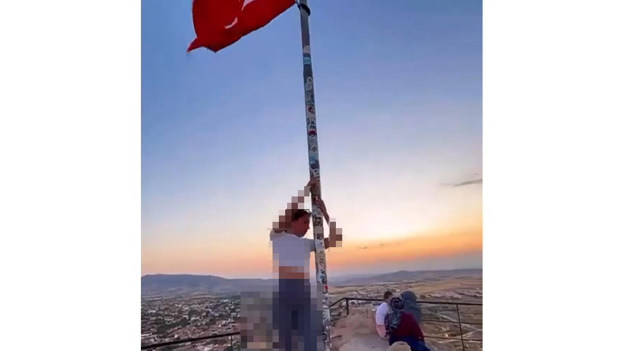 Foto - Türk bayrağını ahlaksızlığına alet etmişti! Valilik harekete geçti