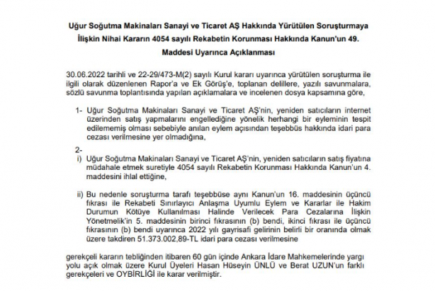 Foto - Türk beyaz eşya devine rekor ceza! Yaptıkları pes dedirtti