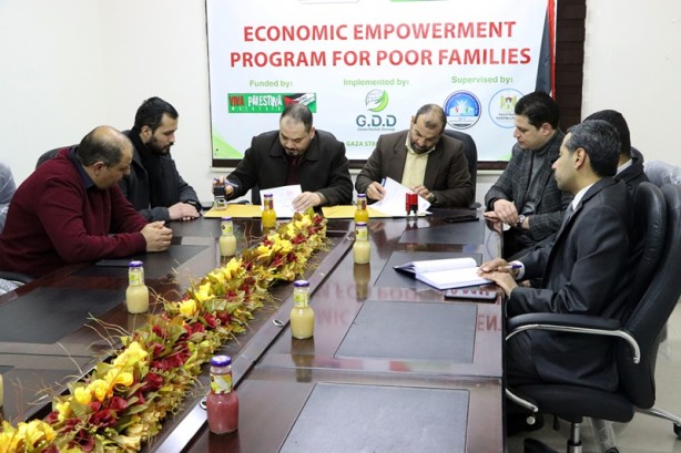 Türk dernekten Gazzeli ailelerin projelerine destek