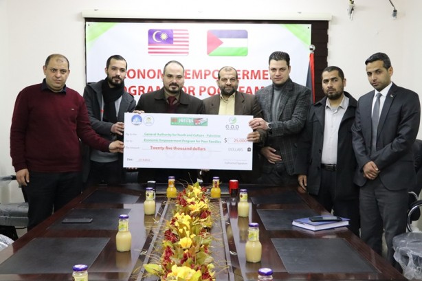 Foto - Türk dernekten Gazzeli ailelerin projelerine destek