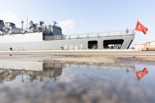 Foto - Türk Donanması’na ait TCG Kemalreis fırkateyni İsrail'de