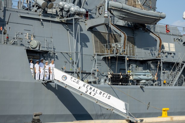 Foto - Türk Donanması’na ait TCG Kemalreis fırkateyni İsrail'de