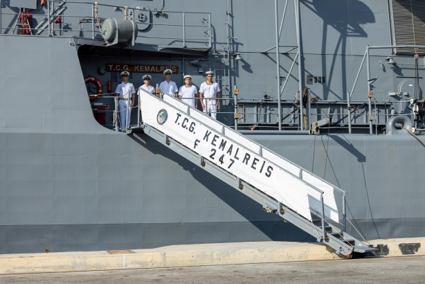 Foto - Türk Donanması’na ait TCG Kemalreis fırkateyni İsrail'de