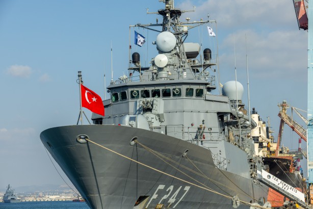 Foto - Türk Donanması’na ait TCG Kemalreis fırkateyni İsrail'de