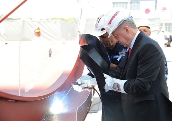 Foto - Türk Donanması'nın gücüne güç katacak! Başkan Erdoğan tarih verip duyurdu