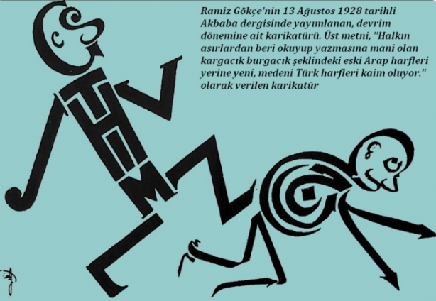 Foto - Türk Dünyası, Türk’e ait olmayan alfabeyi kabul ederek tarihe geçti