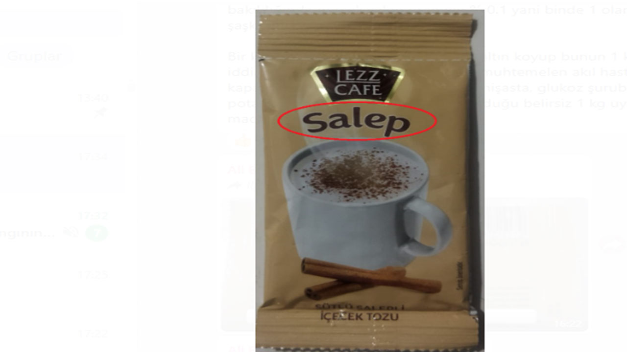 Foto - Türk halkı salep diye bakın ne içiyor! Batsın böyle kodeks