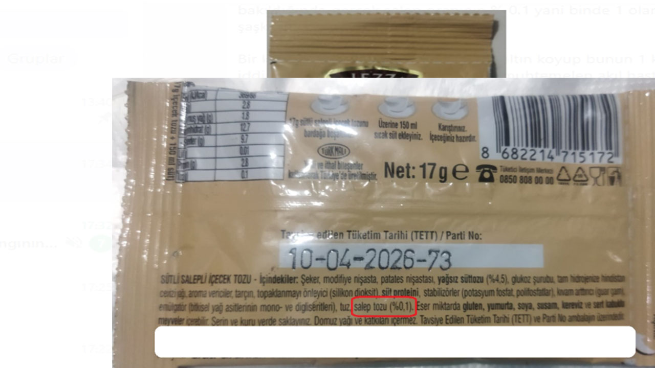 Foto - Türk halkı salep diye bakın ne içiyor! Batsın böyle kodeks