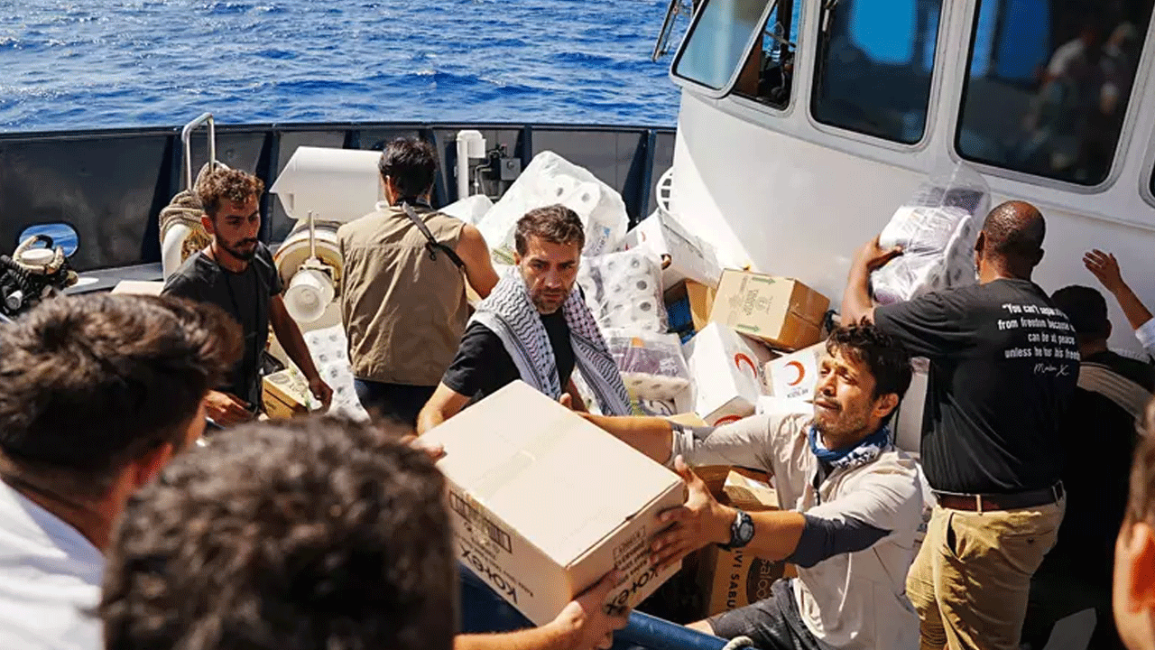 Foto - Türk Kızılayı'ndan insanlığı umudu Sumud'a destek