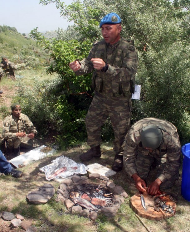 Foto - Türk komandosunun yemek menüsü