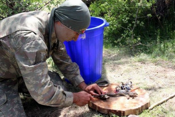 Foto - Türk komandosunun yemek menüsü