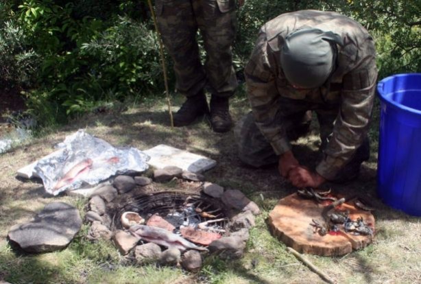 Foto - Türk komandosunun yemek menüsü