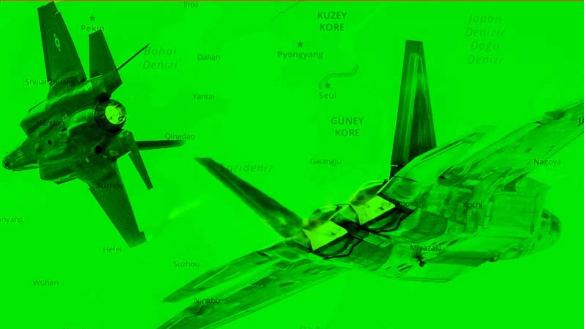 Foto - Türk orgeneral o ülkeyi ziyaretteyken ilginç olay! F-22 ve F-35'ler peş peşe bölgeye doğru havalandı