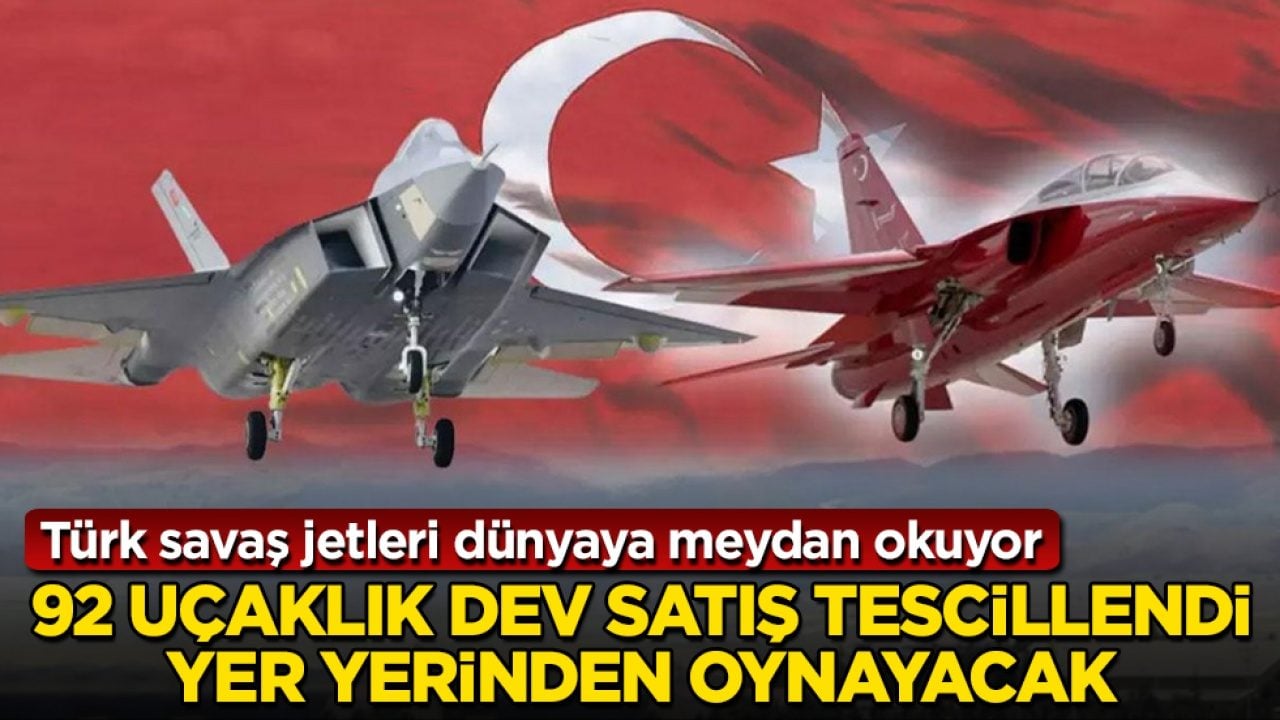 Türk savaş jetleri dünyaya meydan okuyor! 92 uçaklık dev satış tescillendi, yer yerinden oynayacak