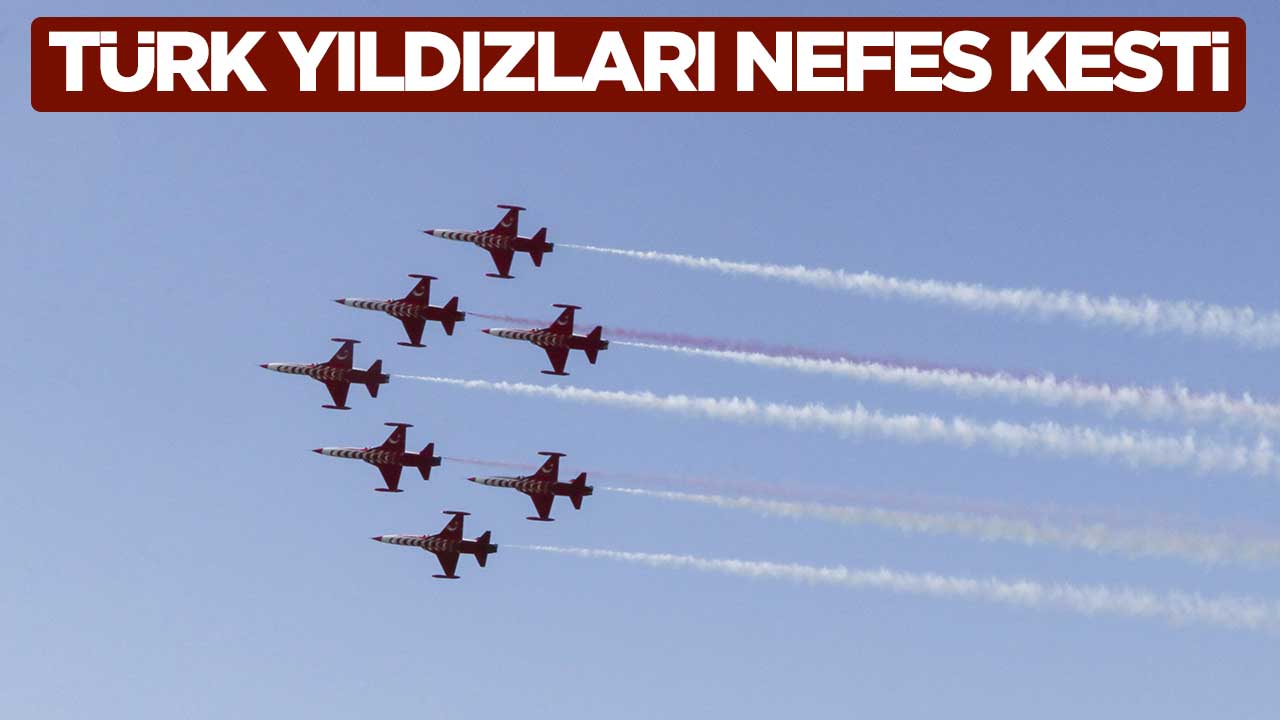Türk Yıldızları nefes kesti