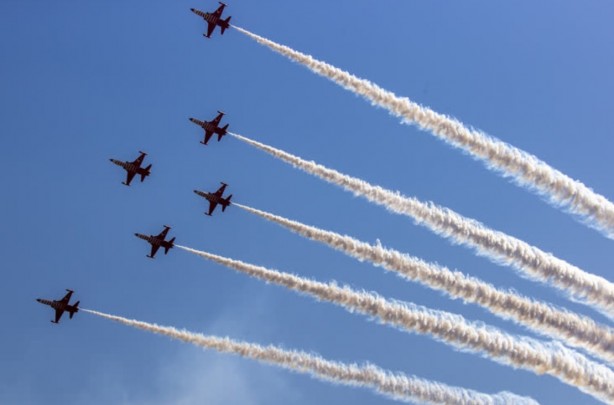 Foto - Türk Yıldızları TEKNOFEST'e damga vurdu! Gökyüzünde gururlandıran imza
