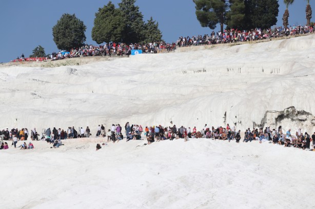 Foto - Türk Yıldızları’ndan Pamukkale'de gösteri uçuşu