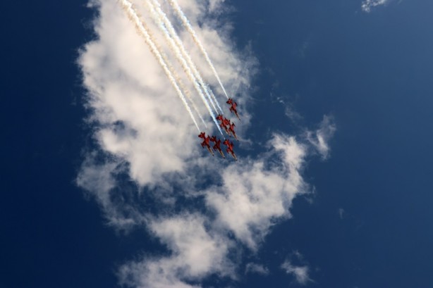 Foto - Türk Yıldızları'nın "ay yıldızlı" gösterisi nefes kesti
